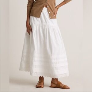 ISO Quince White Maxi Skirt